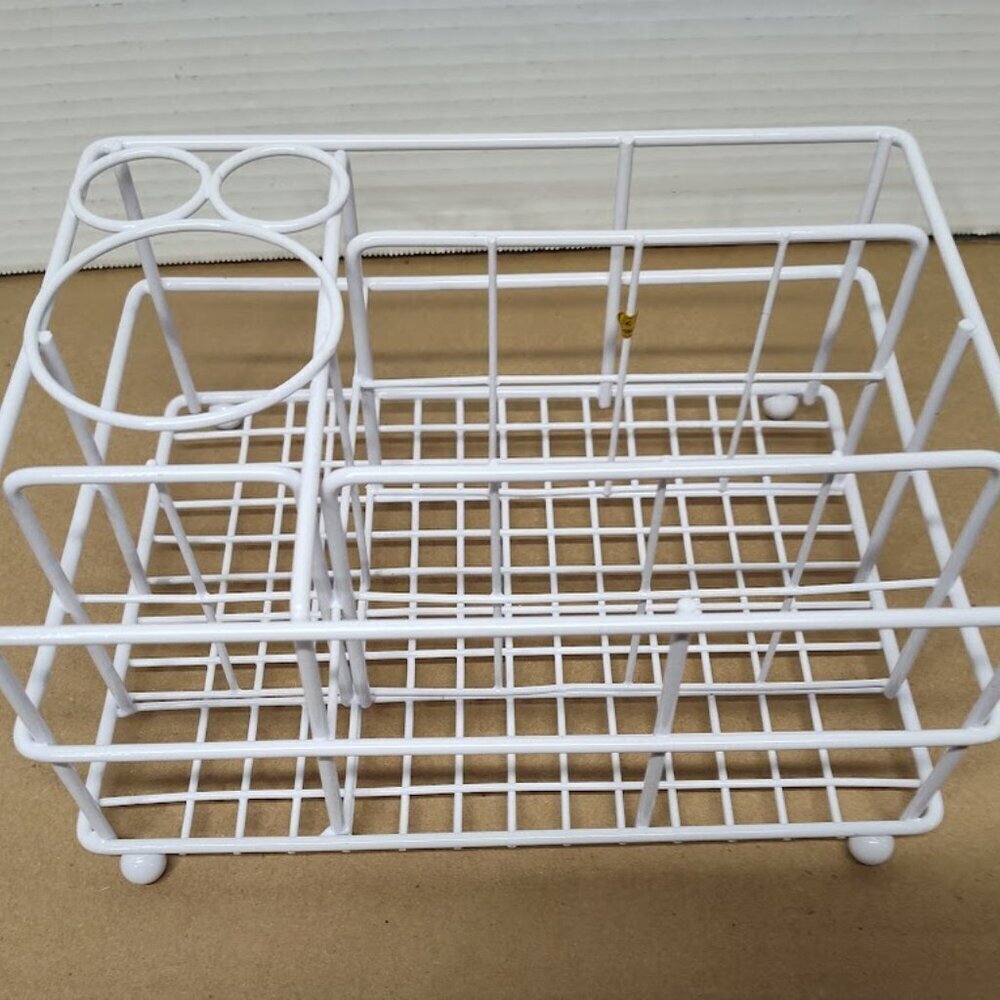 Wire Makeup Brush Holder / Hair Brush/ Hair Iron Organizer - Picture 3 of 6